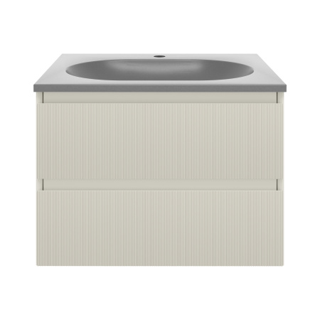 Тумба под раковину Vincea Welle 60 VMC-2WL600MBG M.Beige Soft-touch фото