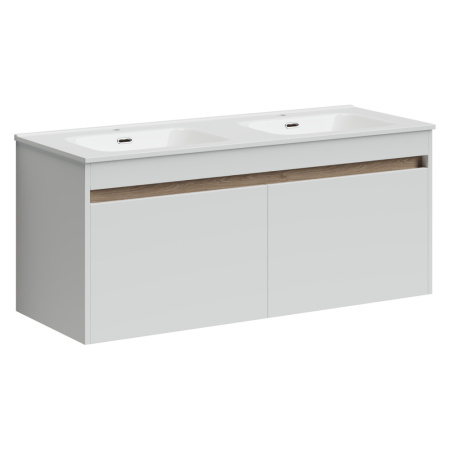 Тумба под раковину Sancos Smart SM120-2W белый глянец фото