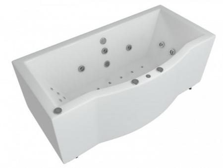 Акриловая ванна Aquatek Гелиос без гидромассажа 180x90 с фр. экраном фото