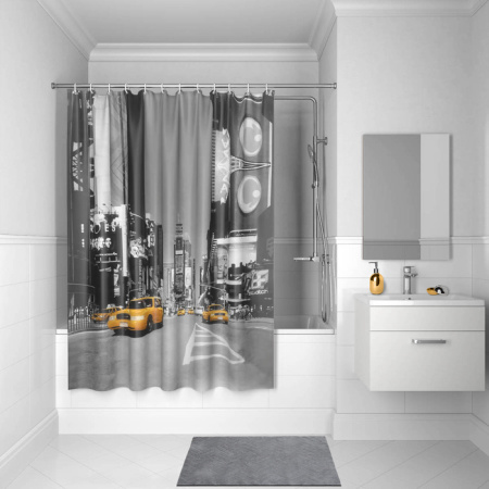 Текстильная шторка для ванной комнаты 200*180 Iddis Basic B24P218i11 фото