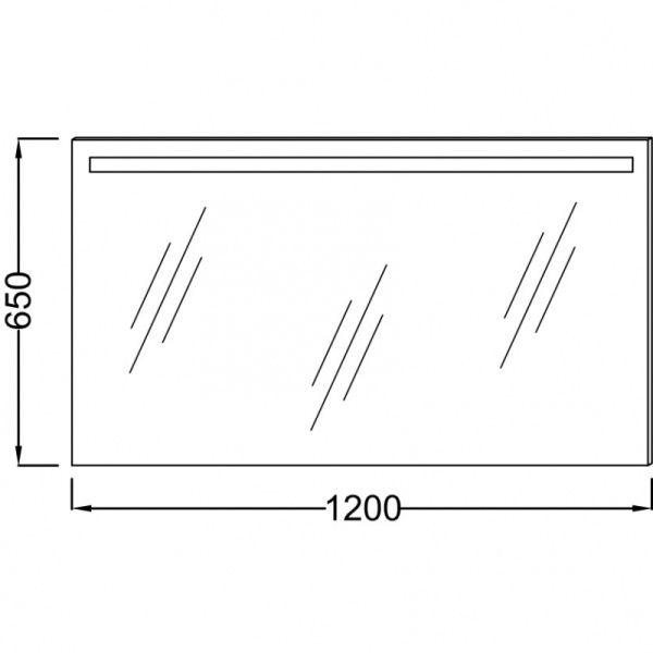 Зеркало с подсветкой и подогревом Jacob Delafon Parallel EB1418-NF 120 см фото