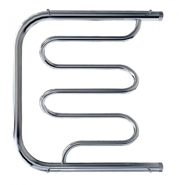 Водяной полотенцесушитель с полочкой Tera Фокстро-Лиана ПСВ-53-10 60х60 фото