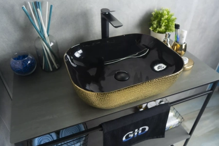 Накладная раковина GID Luxe Line D1302H024 50,5х40,5 фото