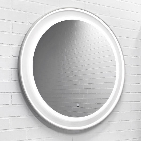 Зеркало для ванной комнаты Comforty Ереван-70 LED-подсветка, бесконтактный сенсор, белый матовый 00-00014142CF фото