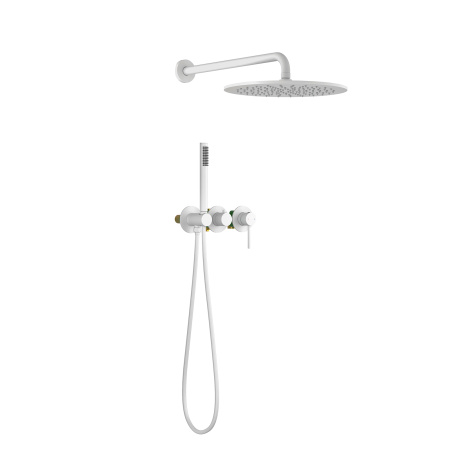 Душевая система скрытого монтажа Timo Saona SX-2349/16SM белая матовая фото