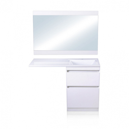 Тумба под раковину Style Line Даллас 120 Люкс Plus белая фото
