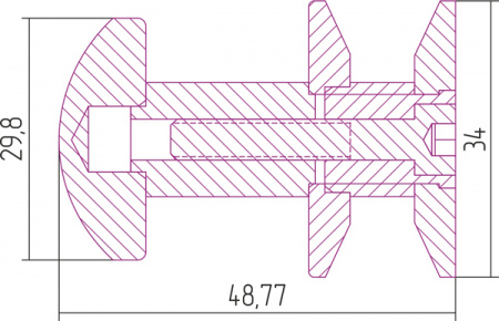 Вешалка для водяных полотенцесушителей Сунержа Сфера 03-2010-0001 золото фото