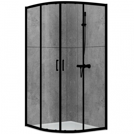 Душевой уголок Abber Schwarzer AG01090B 90x90 фото