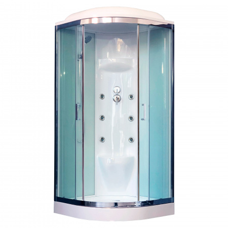 Душевая кабина Royal Bath НК RB100HK7-WT-CH 100x100 фото