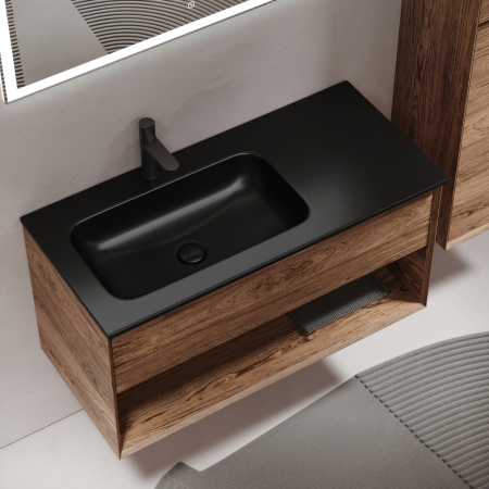 Тумба под раковину Sancos Marmi 1.0 MR1.0100LECH дуб чарльстон фото