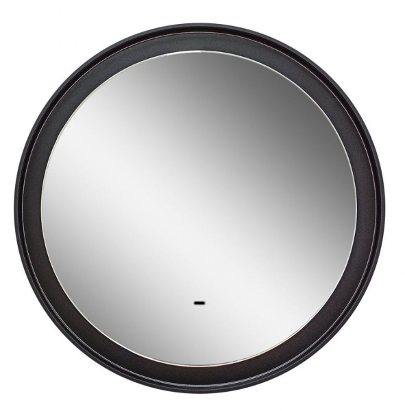 Зеркало с подсветкой Art&Max Napoli AM-Nap-600-DS-F 60x60 черное матовое фото
