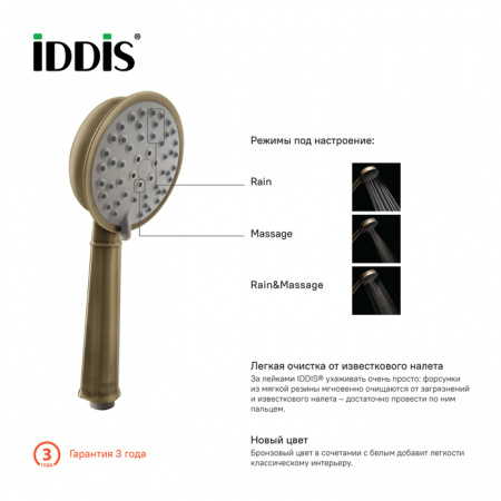 Душевая лейка Iddis Oldie OLD3F02i18 фото