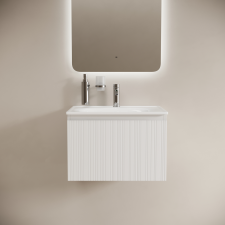 Тумба под раковину Sancos Code CD60W белая фото