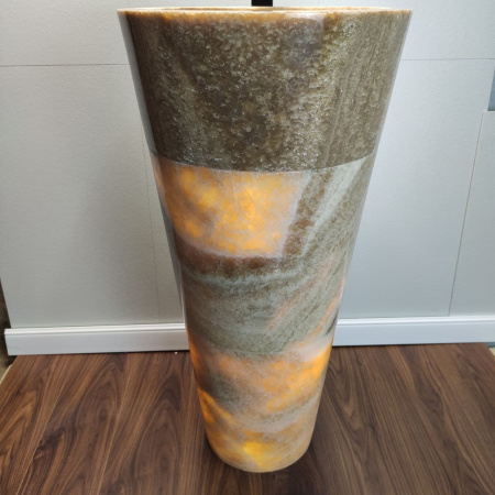 Раковина напольная из оникса Sunset ON-01347 (45*45*90) фото