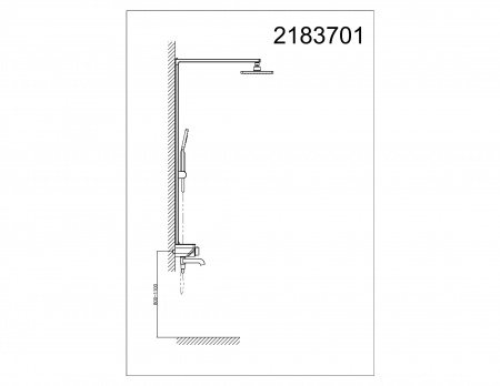 Душевая система (стойка) с термостатом D&K Bayern Potsdam DA2183716G15 фото