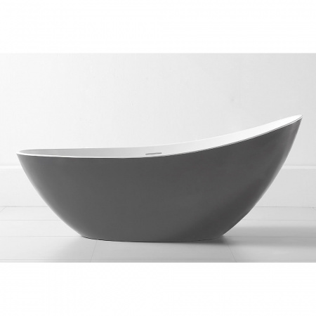 Ванна акриловая Abber AB9233G 185x80 серая фото