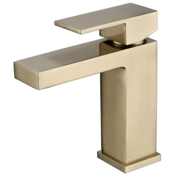 Смеситель для раковины Abber Daheim AF8210G золото матовое фото