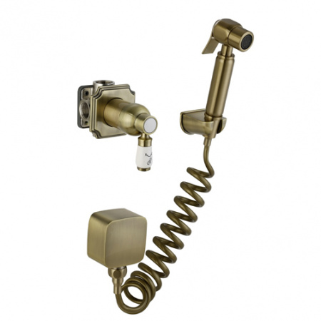 Гигиенический душ со смесителем Elghansa Classic 24C0784-Bronze (Set-49) фото