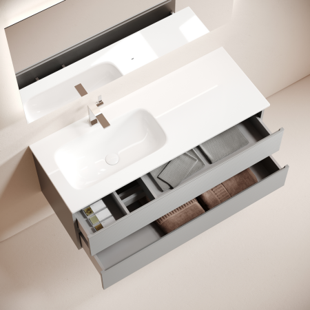 Тумба под раковину Sancos Folk FL120LES Ergraut soft фото