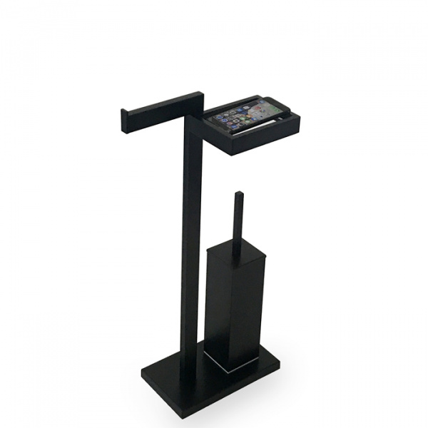 Стойка для туалета напольная 3SC SK 3.0 SK52XNO черная матовая фото