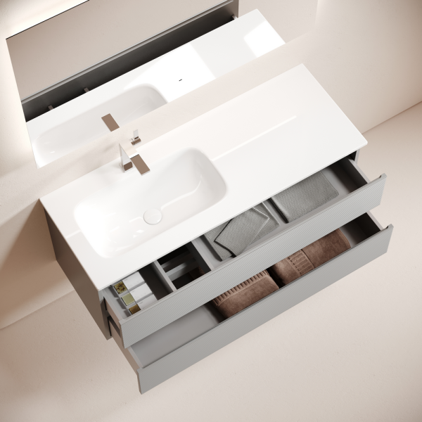 Тумба под раковину Sancos Folk FL120LES Ergraut soft фото