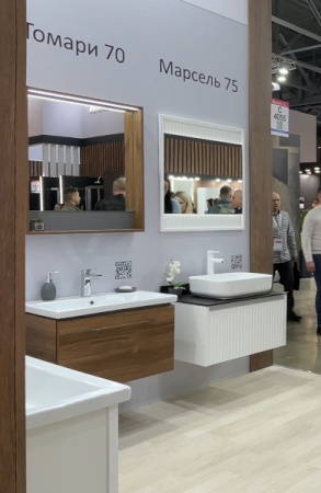 Тумба с раковиной и столешницей Comforty Марсель-75 00-00013395 фото