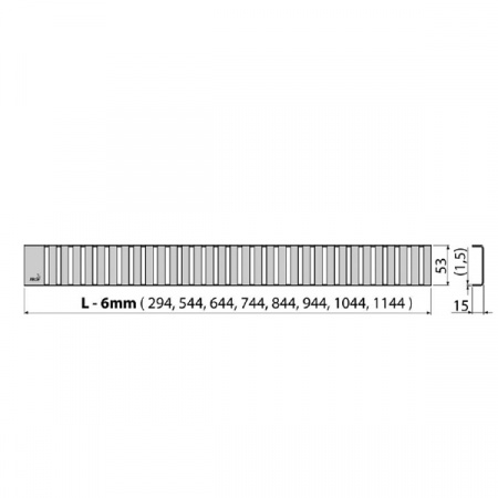 Решетка AlcaPlast Pure PURE-1050L фото