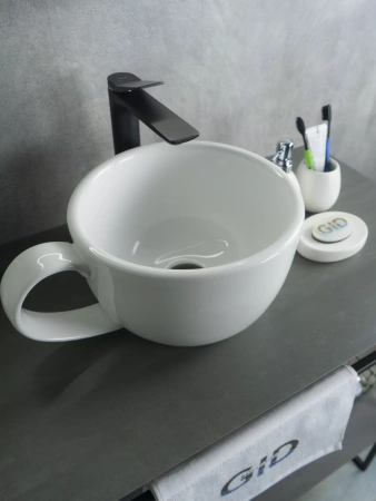 Накладная раковина Gid 9055 40x30 фото