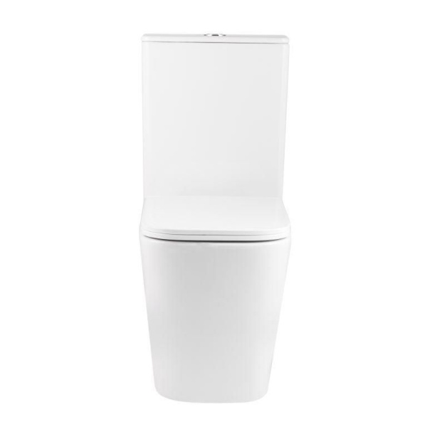Унитаз напольный со смывом торнадо Art&Max Techo AM6003CPRVTSC с сиденьем фото