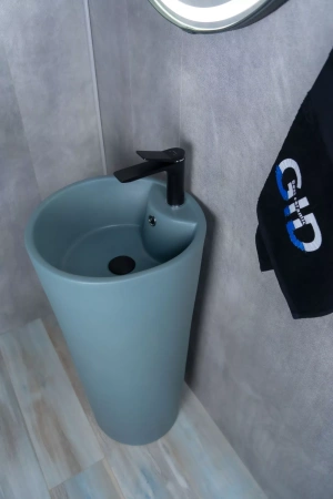 Напольная раковина Gid Nb131gm (зеленая хаки) фото