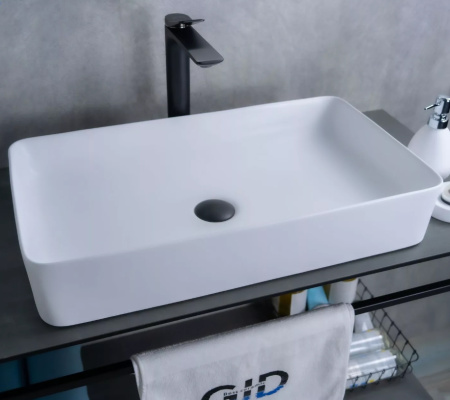 Накладная раковина GID Wm9396 60x34 белая матовая фото