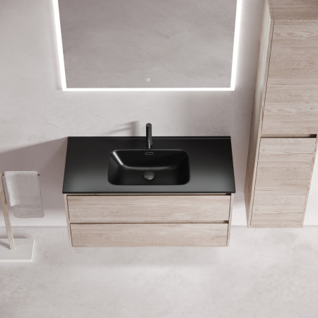 Тумба под раковину Sancos Libra LB100EG дуб галифакс натуральный фото