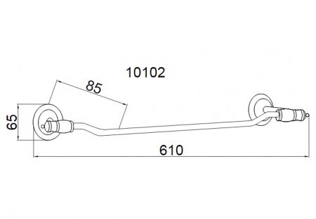 Полотенцедержатель Boheme Palazzo 10152 фото
