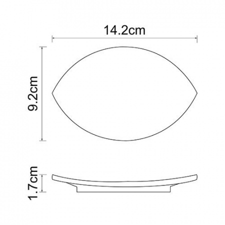 Мыльница настольная WasserKRAFT Eider K-33329 фото