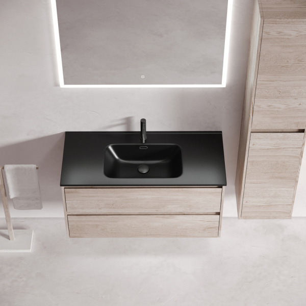 Тумба под раковину Sancos Libra LB100EG дуб галифакс натуральный фото