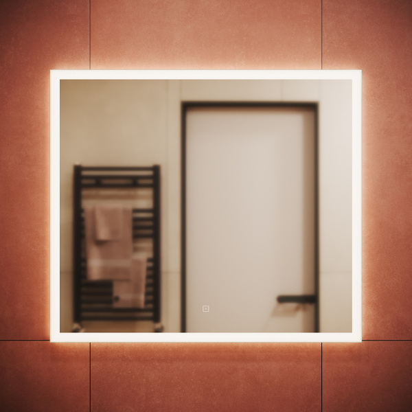 Зеркало с подсветкой Sancos Palace PA800 80x70 фото