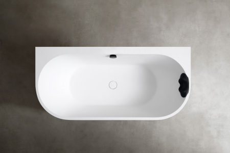 Ванна из искусственого камня Abber Leipzig AM9916 170x80 белая матовая фото