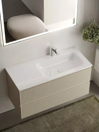 Тумба под раковину Sancos Snob R SNR100RCE Beige Soft фото