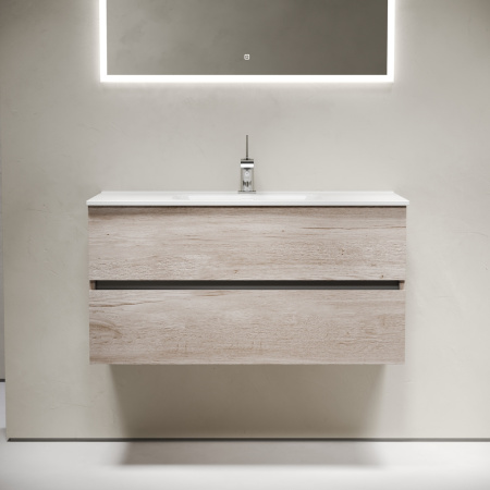 Тумба под раковину Sancos Urban UR100EG дуб галифакс натуральный фото