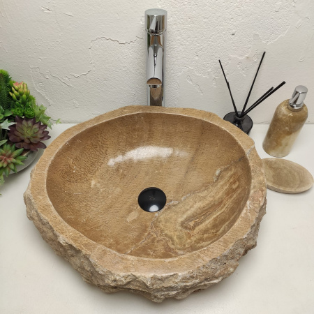 Накладная раковина из оникса Erozy Sunset EO-01291 (51*44*15) фото