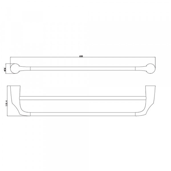 Полотенцедержатель Rush Devon DE75532 фото