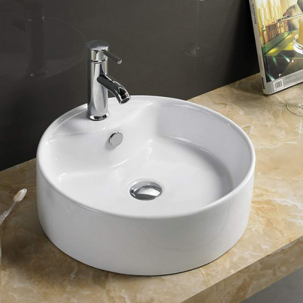 Накладная раковина CeramaLux N 7026В 40х40 фото
