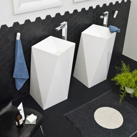 Раковина напольная Artceram Sharp OSL008 01 00 bi фото