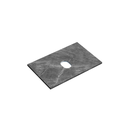 Столешница без отверстия под смеситель Sancos TT70A1 70 см, black sky фото