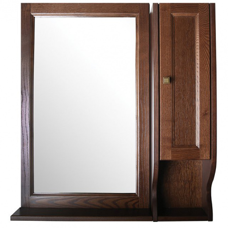Зеркало со шкафчиком ASB-Woodline Гранда 11483+11485 орех фото