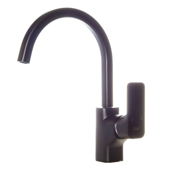 Смеситель для кухни D&K Berlin Technische DA1432425 черный матовый фото
