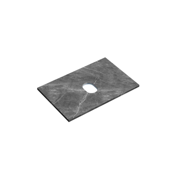 Столешница без отверстия под смеситель Sancos TT70A1 70 см, black sky фото