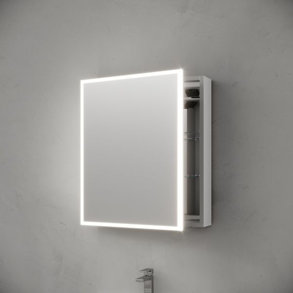 Зеркало-шкаф с подсветкой Sancos Evoke SC8060 60x70 фото