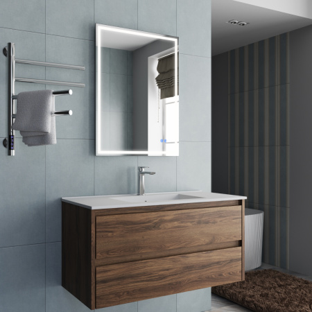 Тумба под раковину Vincea Gio VMC-2G100CO C.Oak 100 см фото