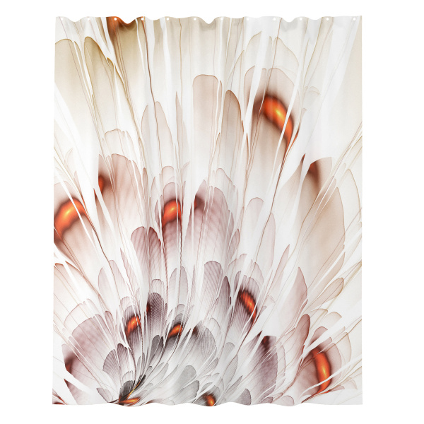 Текстильная шторка для ванны WasserKRAFT Nau SC-77103 фото